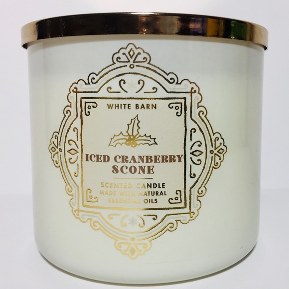 ICED CRANBERRY SCONE 3 Wick candle